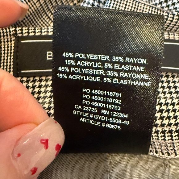 Babaton x Aritzia Atelier Slim Style Plaid Pants 31894 - Picture 15 of 16